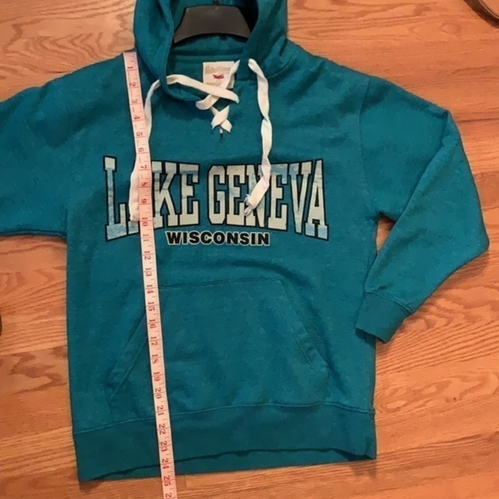 Teal Hoodie - Lake Geneva, Wi View 6